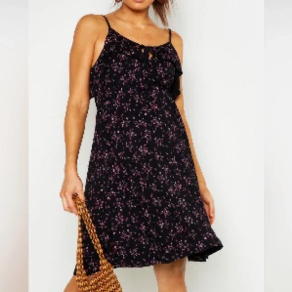 MATERNITY RUFFLE SUNDRESS - Picture 2 of 3